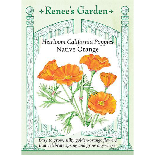 Poppies - Heirloom California Native Orange