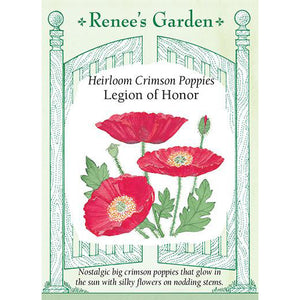 Poppies - Heirloom Crimson Legion of Honor