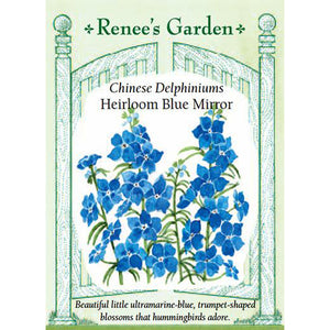 Delphinium - Chinese Heirloom Blue Mirror
